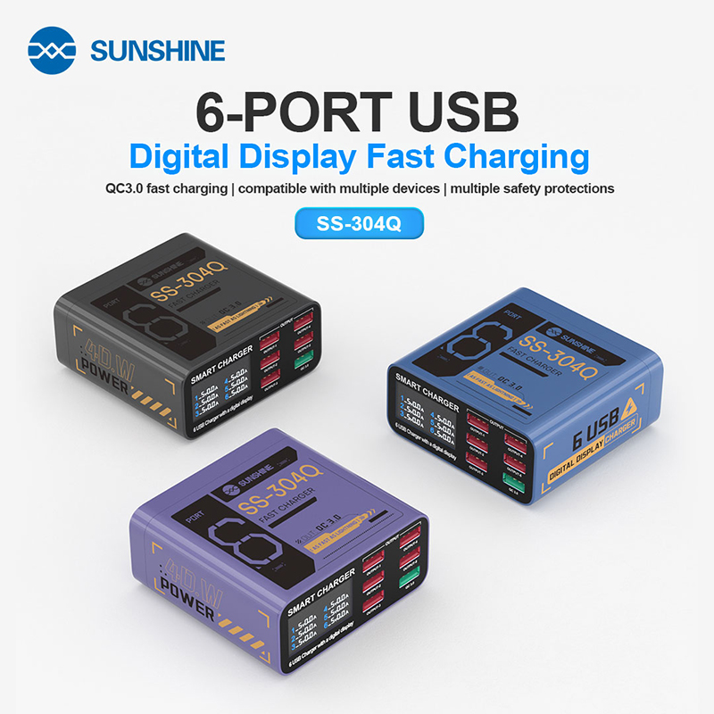 Screen Separator Machine - SUNSHINE SS-304Q 6 bağlantı noktalı USB