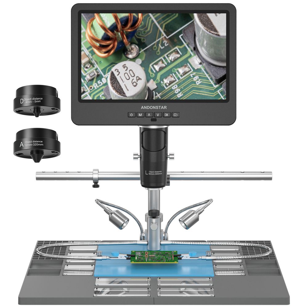 Andonstar Trinoküler HDMI USB  - Electronics Repair Microscope incelemesi ve fiyatı