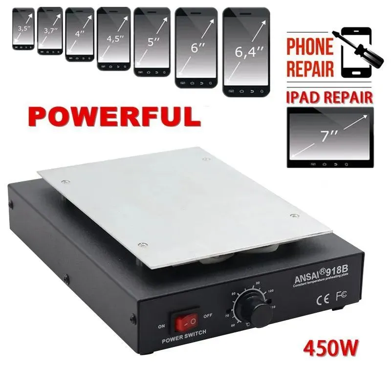 450W Dayanıklı 7 inç Telefon L - Screen Separator Machine incelemesi ve fiyatı