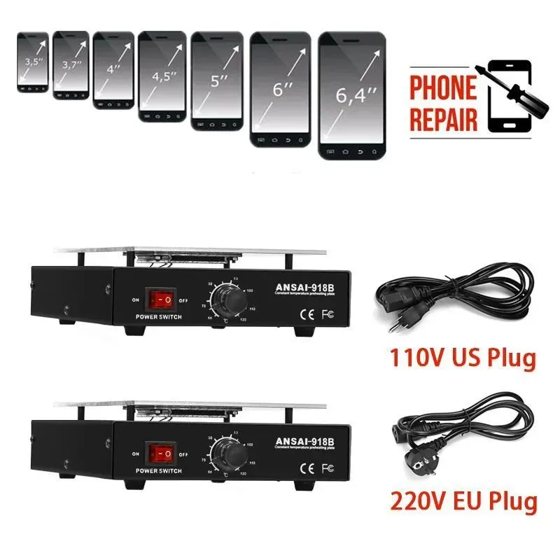 450W Dayanıklı 7 inç Telefon L - Screen Separator Machine incelemesi ve fiyatı